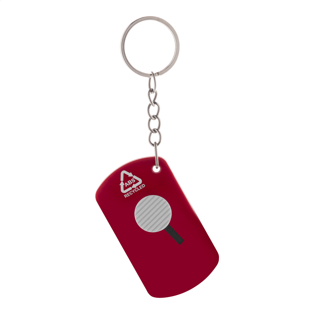 Parcelo - sleutelhanger met mesje - kopen of bedrukken - Rood