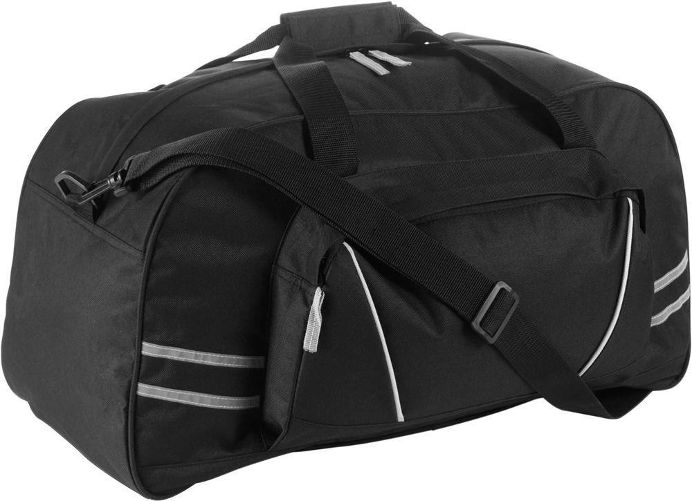 Polyester (600D) sporttas Marwan - met logo of onbedrukt bestellen - zwart