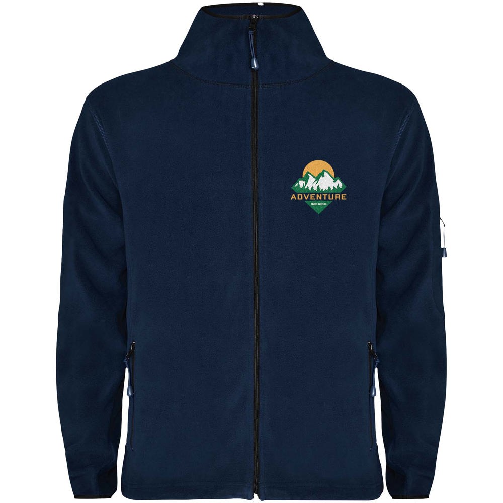 Luciane fleece herenjack met volledige rits