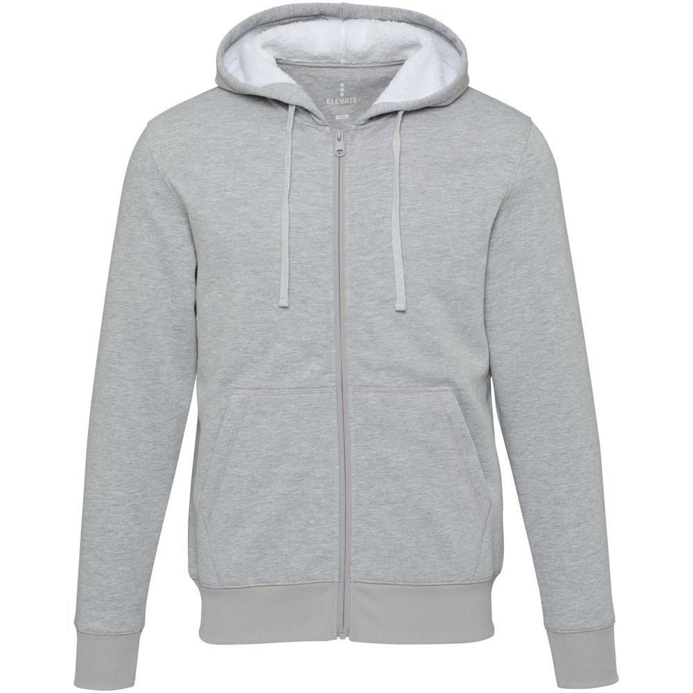 Natron 320 g/m² sherpahoodie met volledige rits