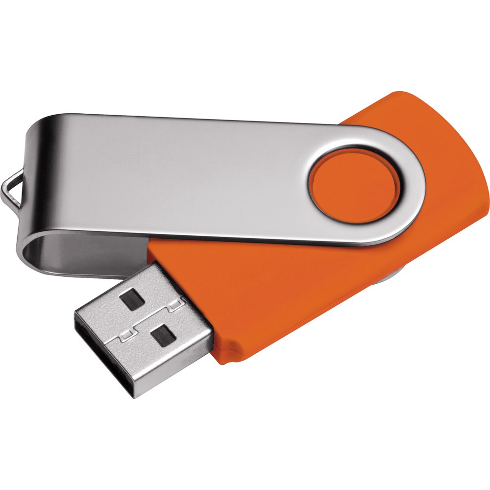 USB-stick16GB - bedrukt of onbedrukt verkrijgbaar - Oranje