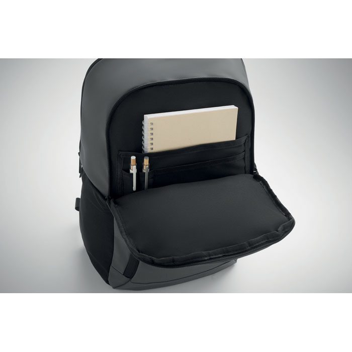 KOROVIN - 15" zachte PU laptop rugzak