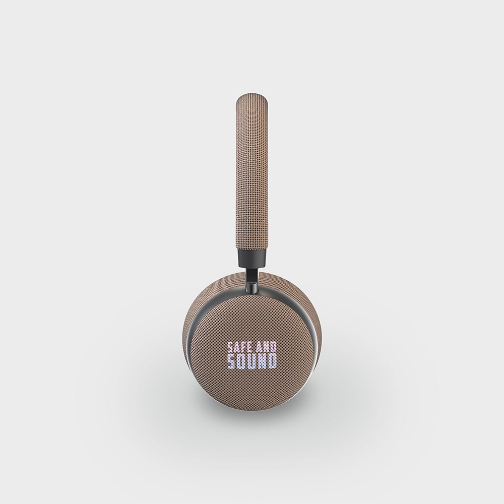 Bell hoofdtelefoon gerecycled ABS 500 mAh - Champagne