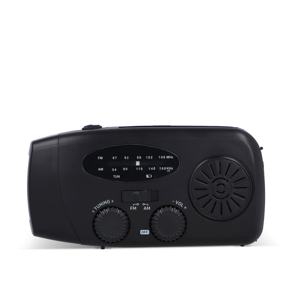 SafeSound Noodradio met Zonne-energie en Opwindbaar