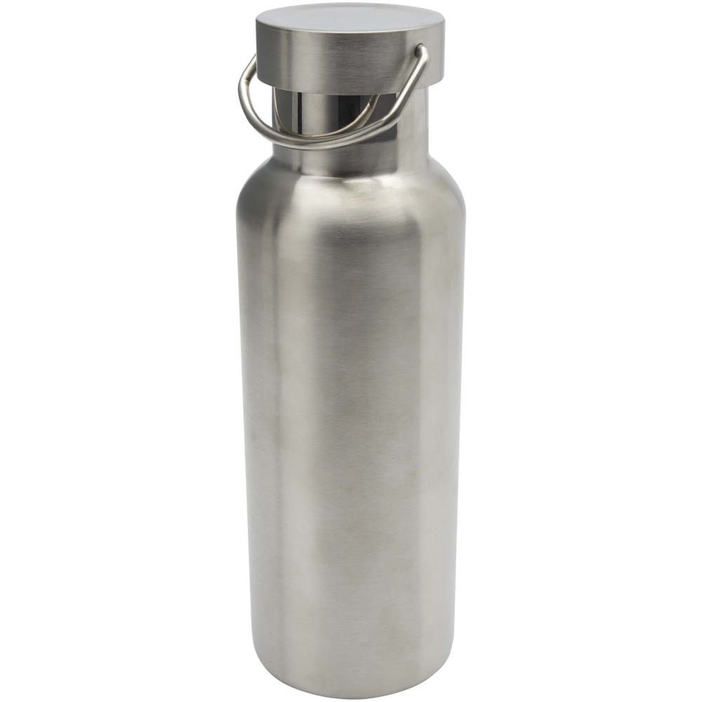 Thor 500 ml RCS gecertificeerde waterfles van gerecycled roestvrijstaal - voor bedrijven en relatiegeschenken - Zilver