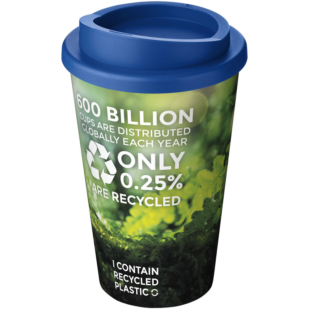 Brite Americano® 350 ml geïsoleerde beker - met logo of onbedrukt bestellen - middenblauw