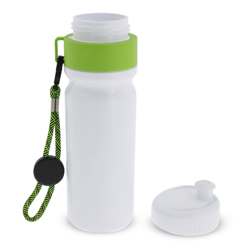 Sportbidon met rand en koord 750ml
