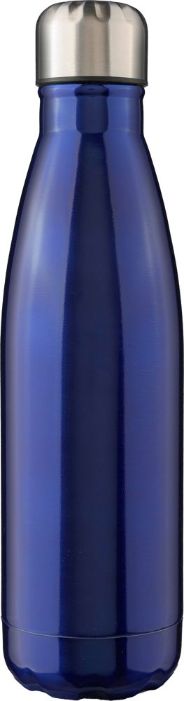 Gerecyclede roestvrijstalen fles Sumatra - met logo of onbedrukt bestellen - blauw
