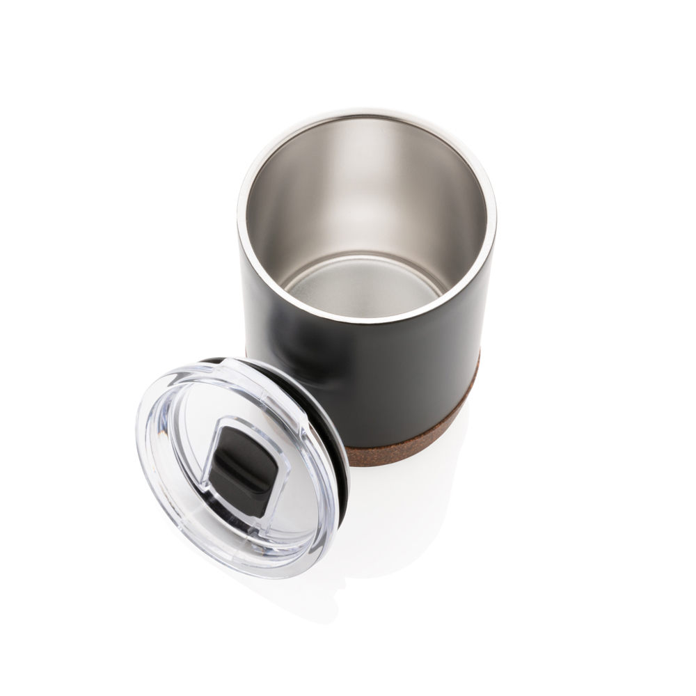 RCS gerecycled roestvrijstalen koffiebeker met kurk