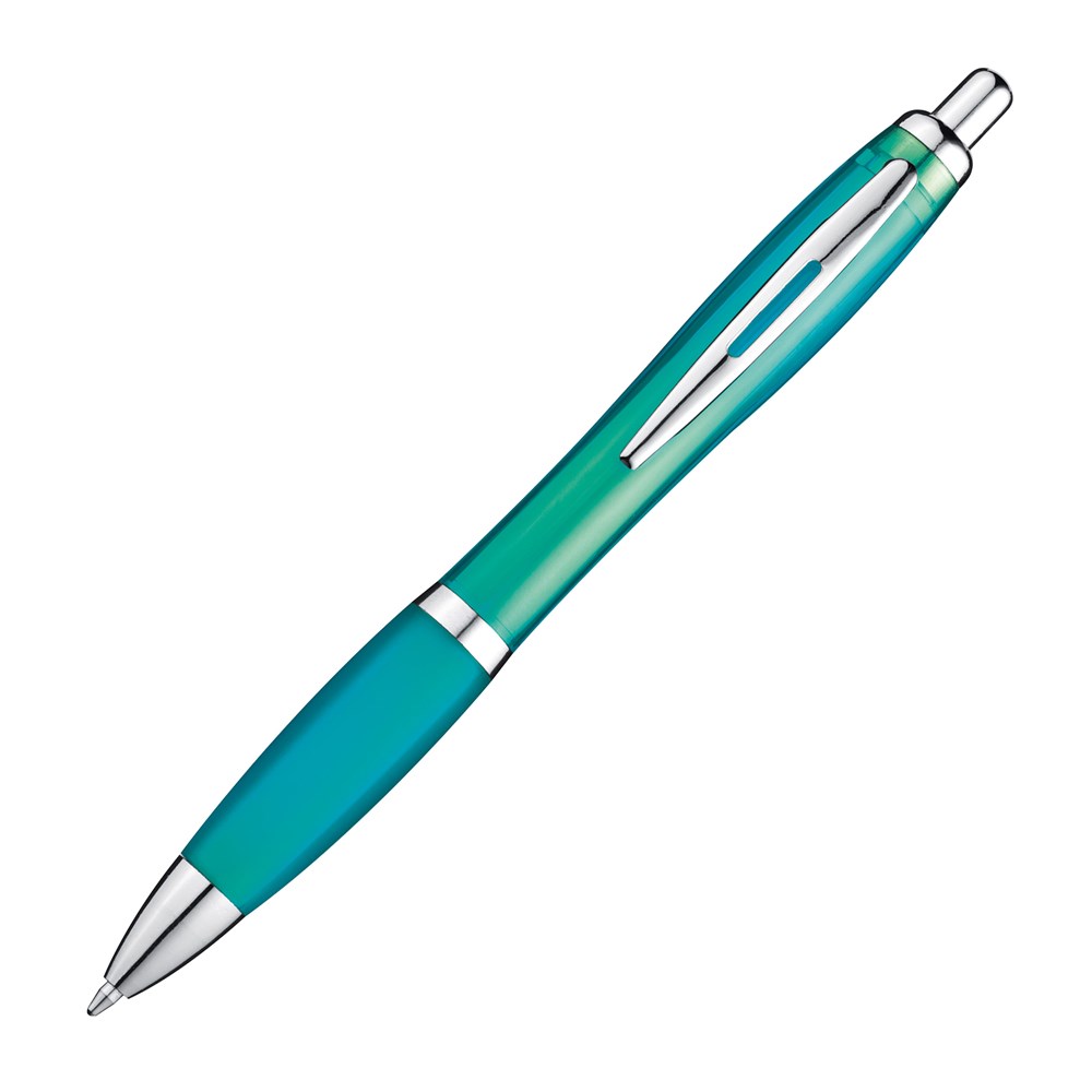 Pen met zilveren metalen clip