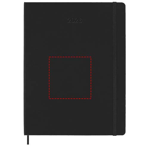 Moleskine week-agenda voor 12 maanden met harde kaft XL