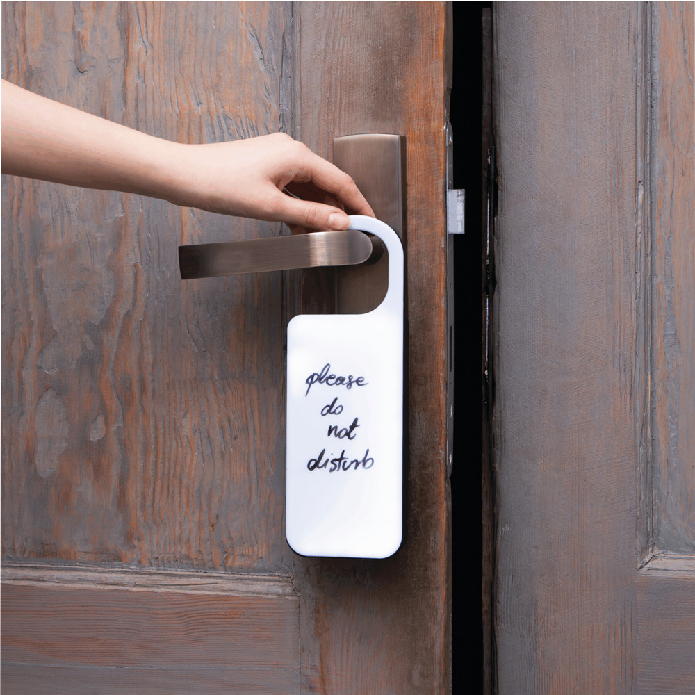 DO NOT DISTURB - LED deurhanger - bedrukt of onbedrukt verkrijgbaar