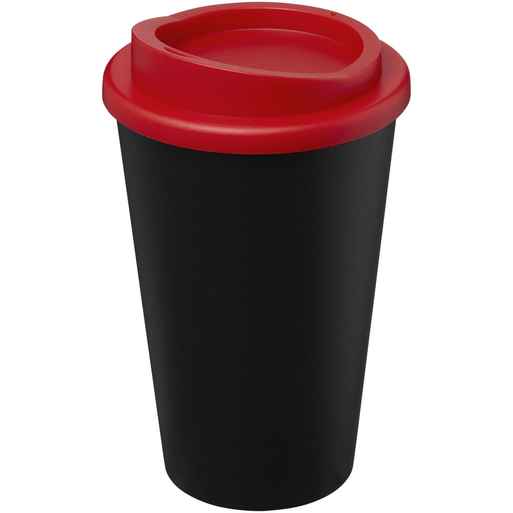 Americano® Eco 350 ml gerecyclede drinkbeker - kopen of bedrukken - Zwart, Rood