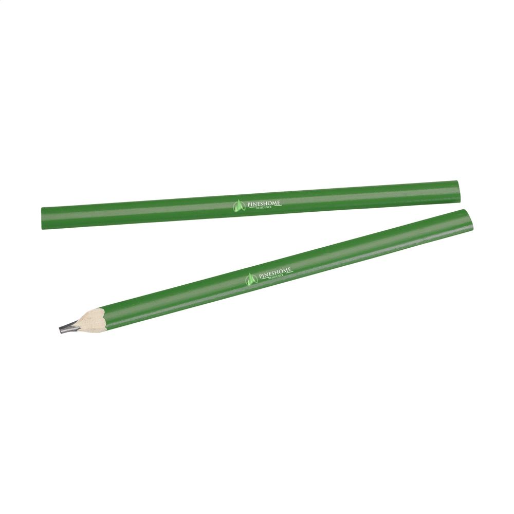 Carpenter timmermanspotlood - voor bedrijven en relatiegeschenken - Groen