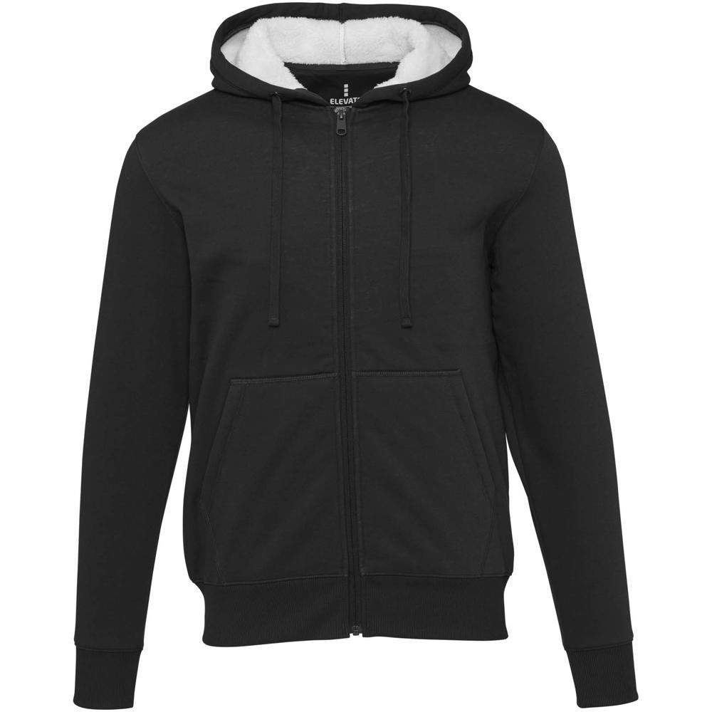 Natron 320 g/m² sherpahoodie met volledige rits