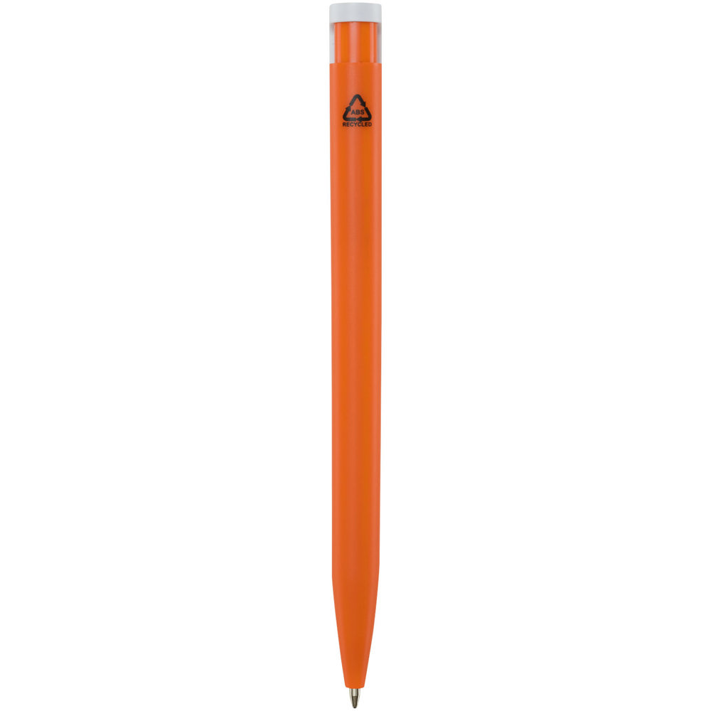 Unix balpen van gerecycled plastic (zwarte inkt)