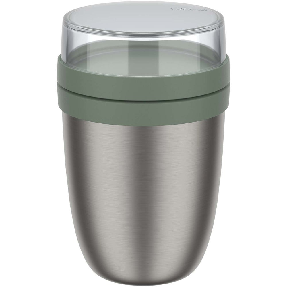 Mepal Ellipse 500+200 ml geïsoleerde lunchpot 2.0 - met logo of onbedrukt bestellen - Groen
