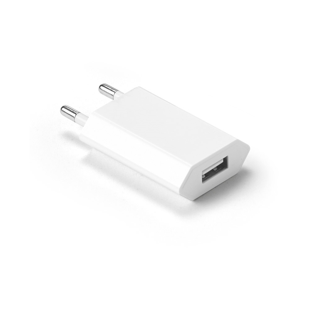 WOESE. Stroomadapter USB-A 5W van gerecycled ABS (100% rABS) - kopen of bedrukken