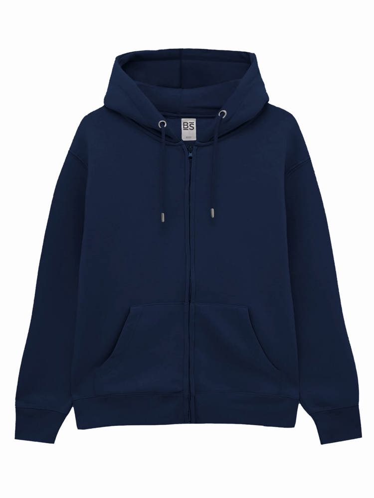 BS Vega full zip hoodie, 280 gr/m² - bedrukt of onbedrukt verkrijgbaar - Navy (PMS 5395C)