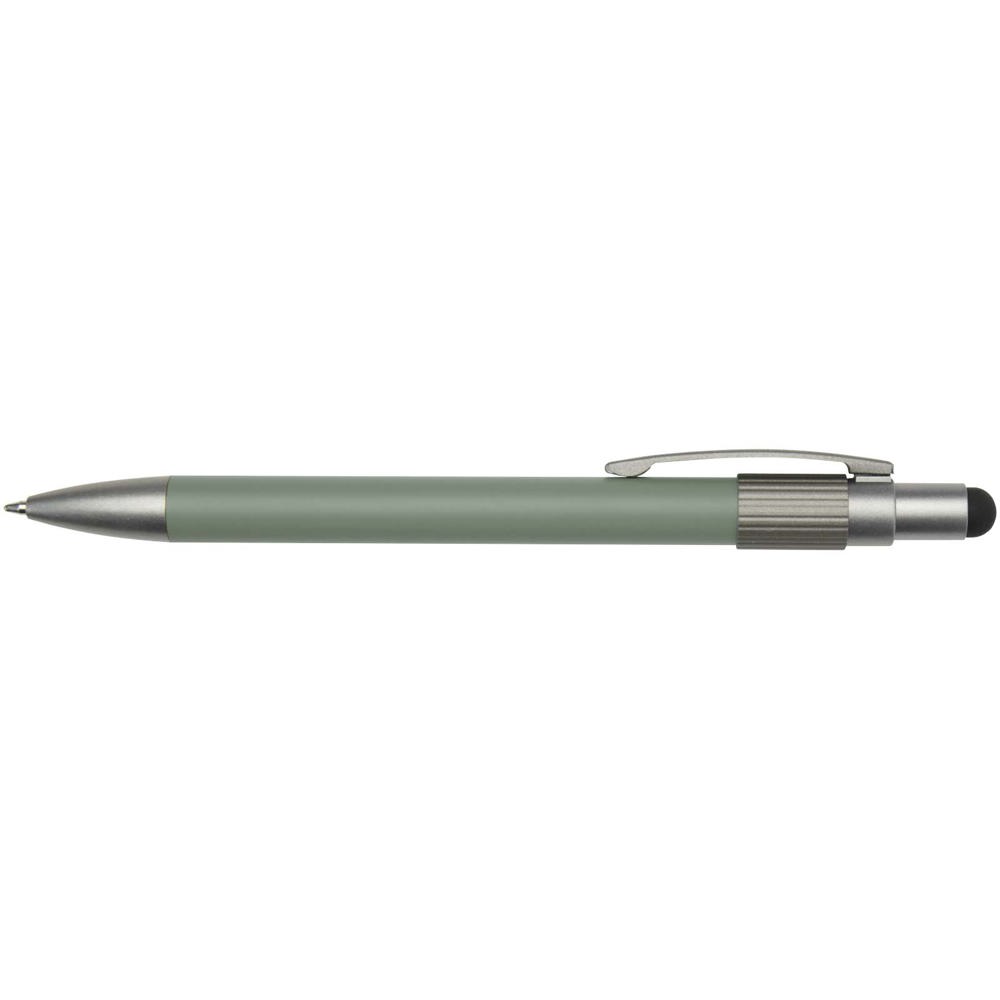Rill RCS gerecycleerde balpen met stylus en fidget spinner (blauwe inkt)