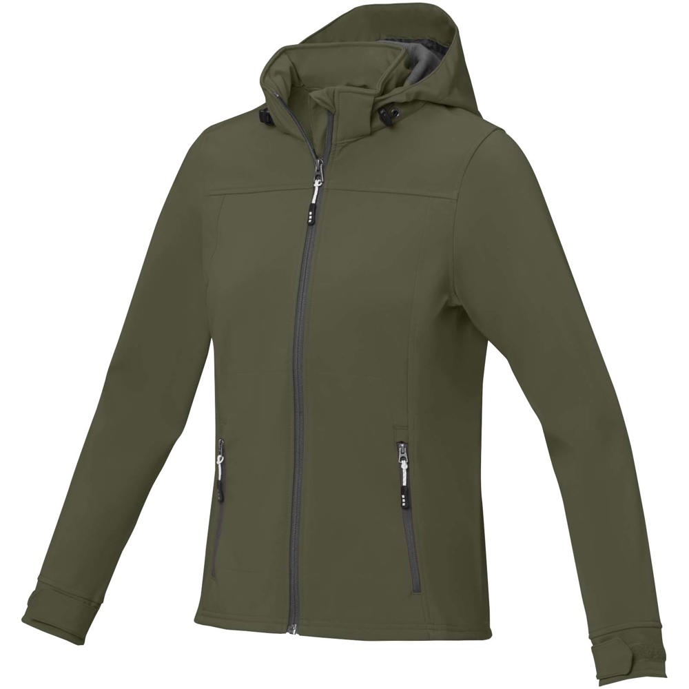 Langley softshell dames jas - kopen of bedrukken - Bosgroen