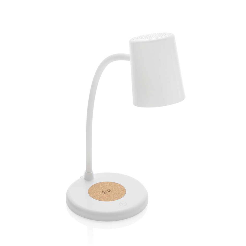 Zenara RCS 15W draadloze bureaulamp van gerecycled plastic - kopen of bedrukken