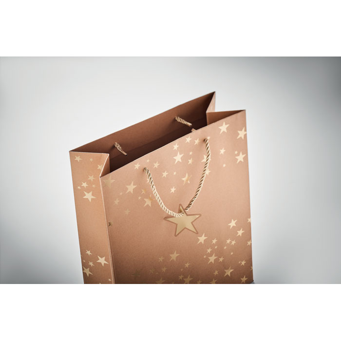 SPARKLE - Kraftpapieren geschenkzak