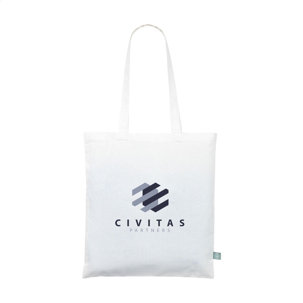 Organic Cotton Shopper (140 g/m²) tas - Wit