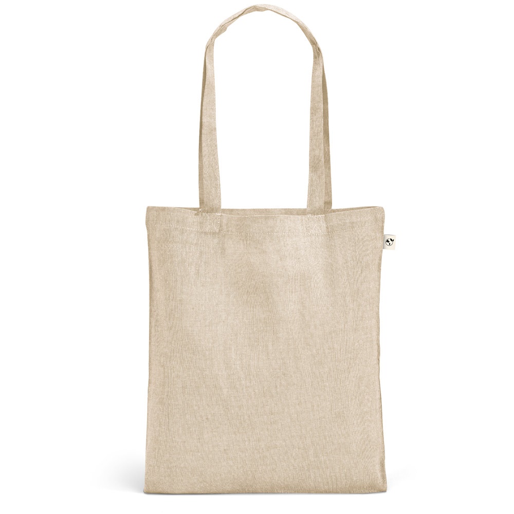 RYNEK. Tas met gerecycled katoen (70%), polyester (30% rPET) (140 g/m²) - voor bedrijven en relatiegeschenken - naturel