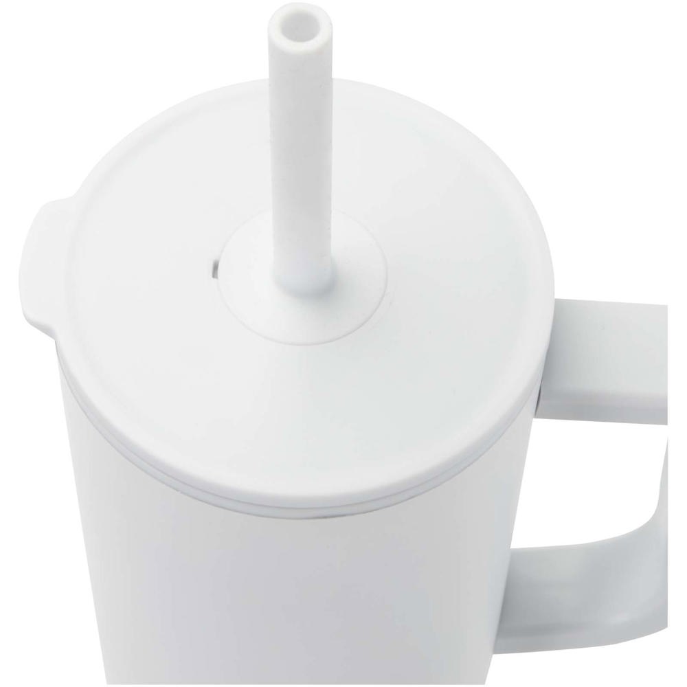 Brady 900 ml RCS gecertificeerde geïsoleerde beker met siliconen rietje
