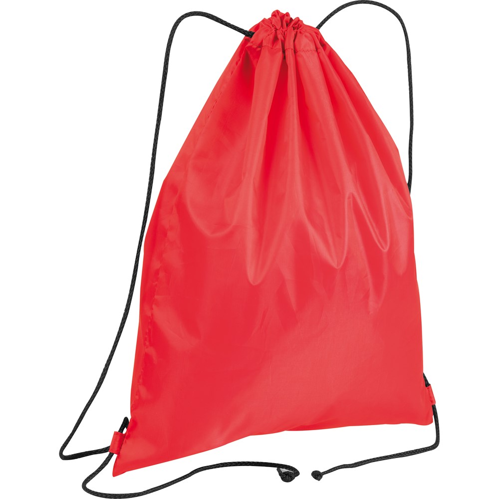 Gym bag van polyester - met logo of onbedrukt bestellen - rood