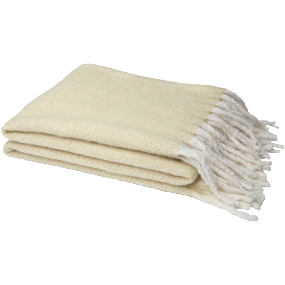 Dolly GRS gerecyclede deken - bedrukt of onbedrukt verkrijgbaar - Beige