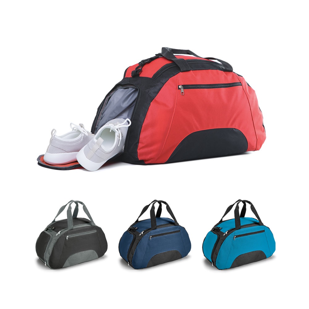 FIT. 600D polyester sporttas - bedrukt of onbedrukt verkrijgbaar