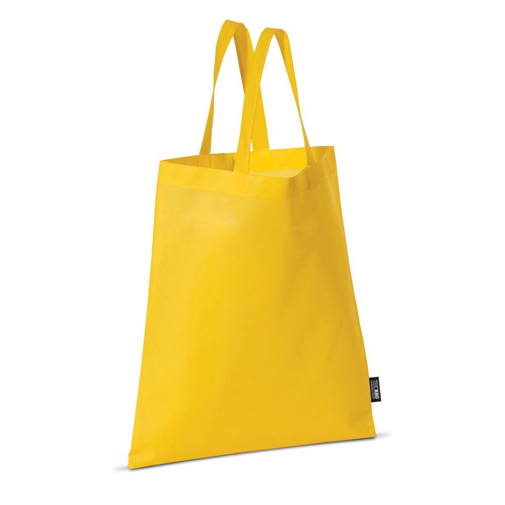 Draagtas non-woven 75g/m² - bedrukt of onbedrukt verkrijgbaar - Geel