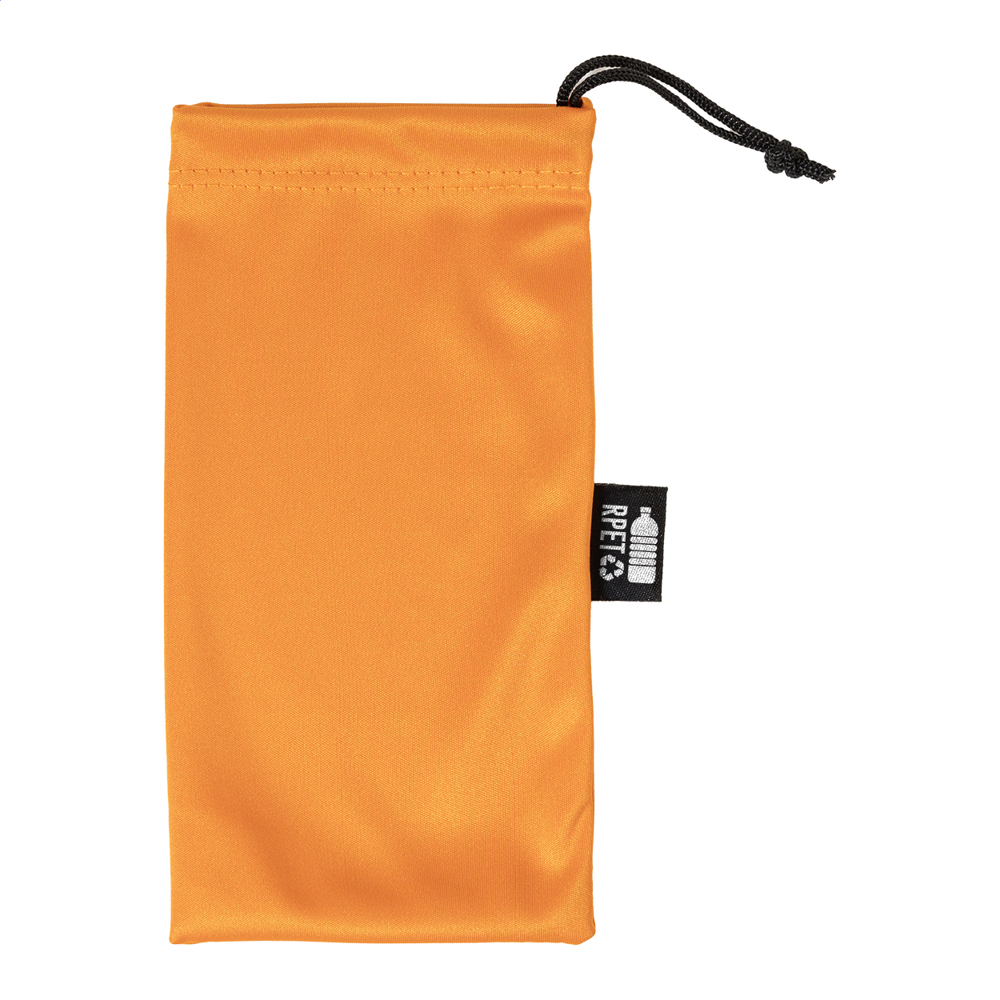 Pousun - RPET zonnebril case - voor bedrijven en relatiegeschenken - Oranje