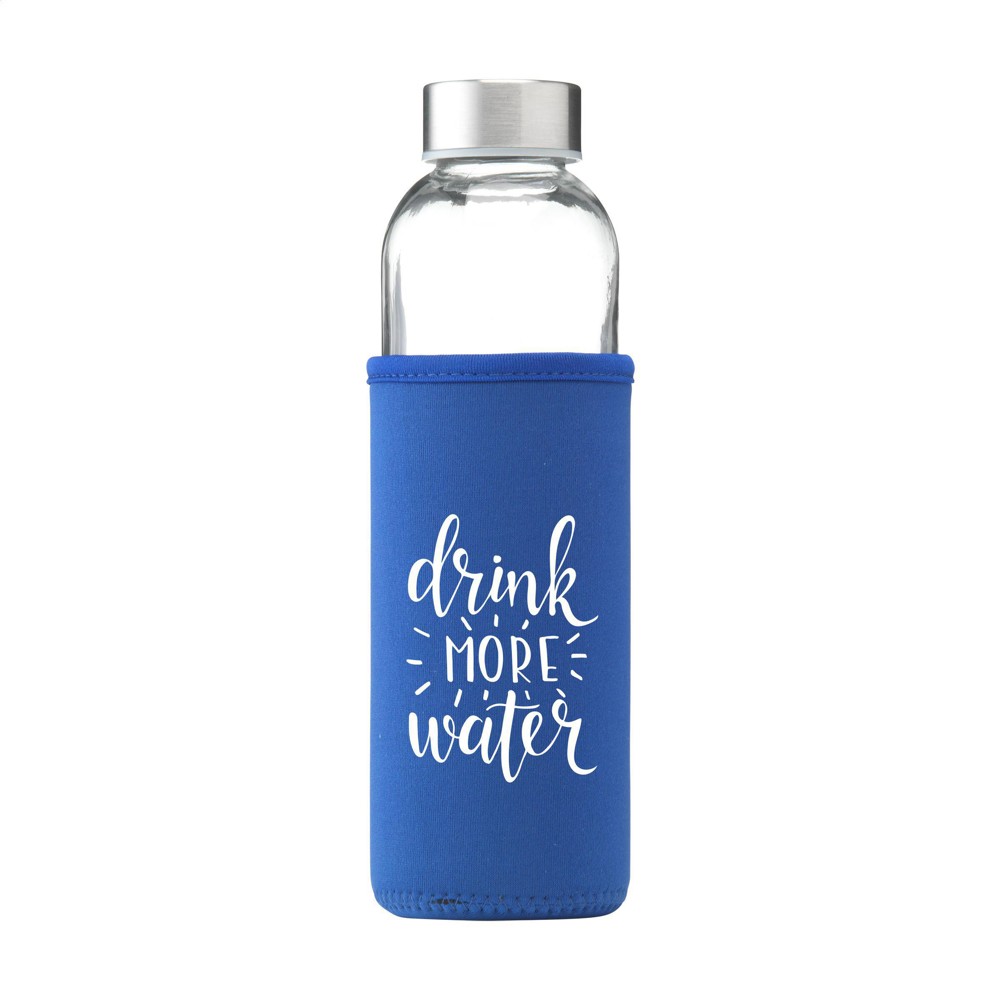 Senga Glass 500 ml drinkfles - koningsblauw (± PMS 287)