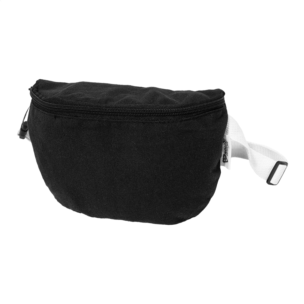 Rekan Hip - gerecycled canvas heuptasje - voor bedrijven en relatiegeschenken - Zwart