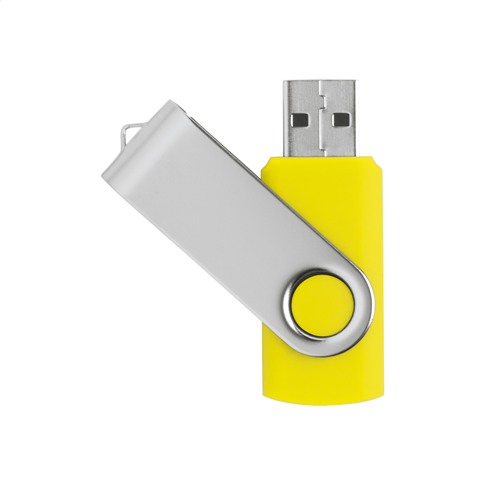 TwistDrive - USB-stick - kopen of bedrukken - 16GB-geel