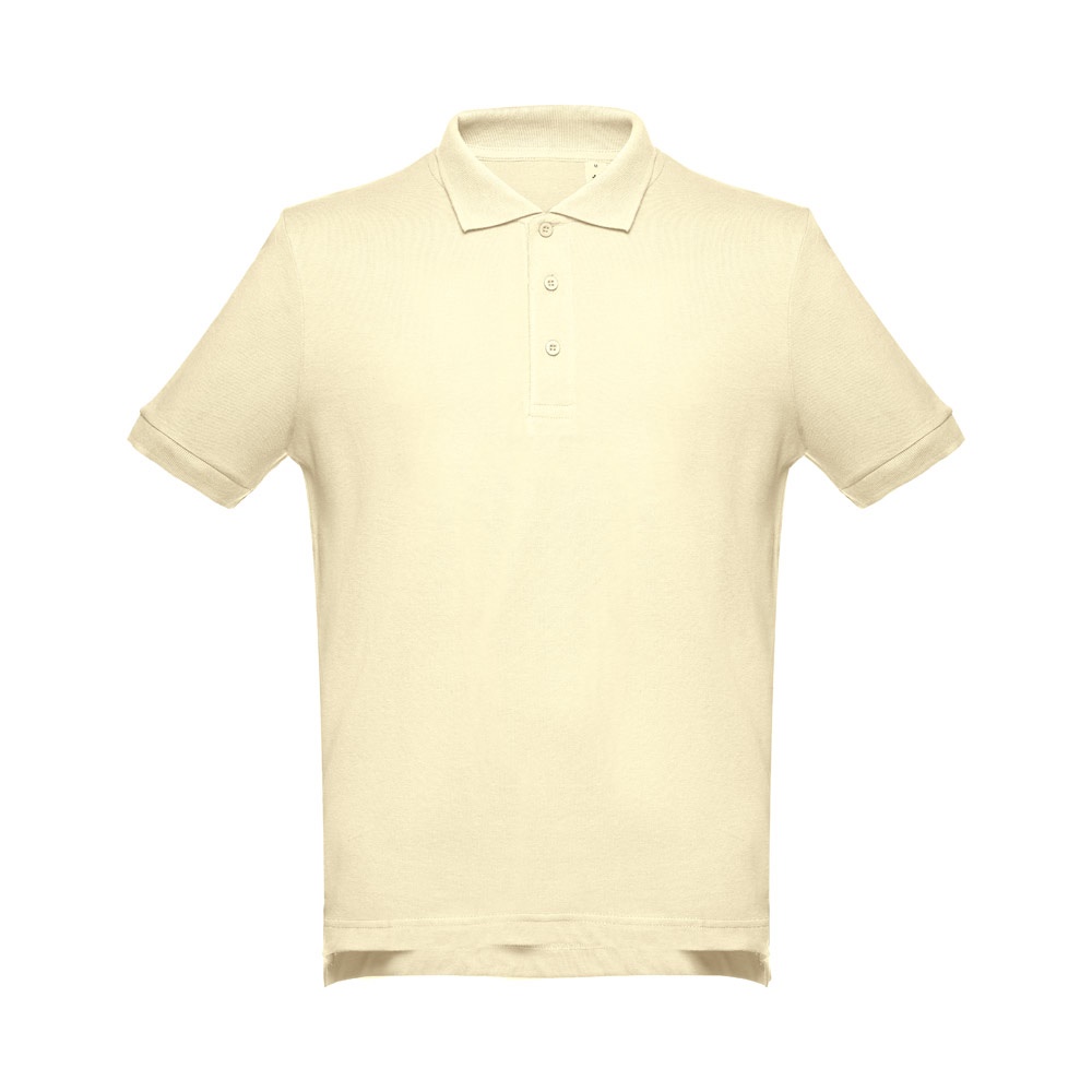THC ADAM 3XL. Polo t-shirt voor mannen - met logo of onbedrukt bestellen - Pastel geel