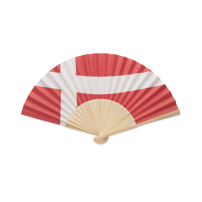 FUNFAN - Handwaaier met vlagontwerp - met logo of onbedrukt bestellen - Multicolour