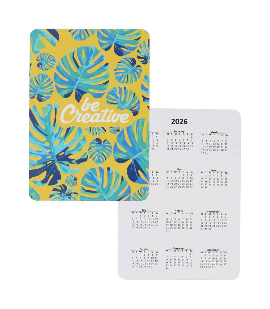 CreaDate Pocket - aangepaste zak kalender - bedrukt of onbedrukt verkrijgbaar