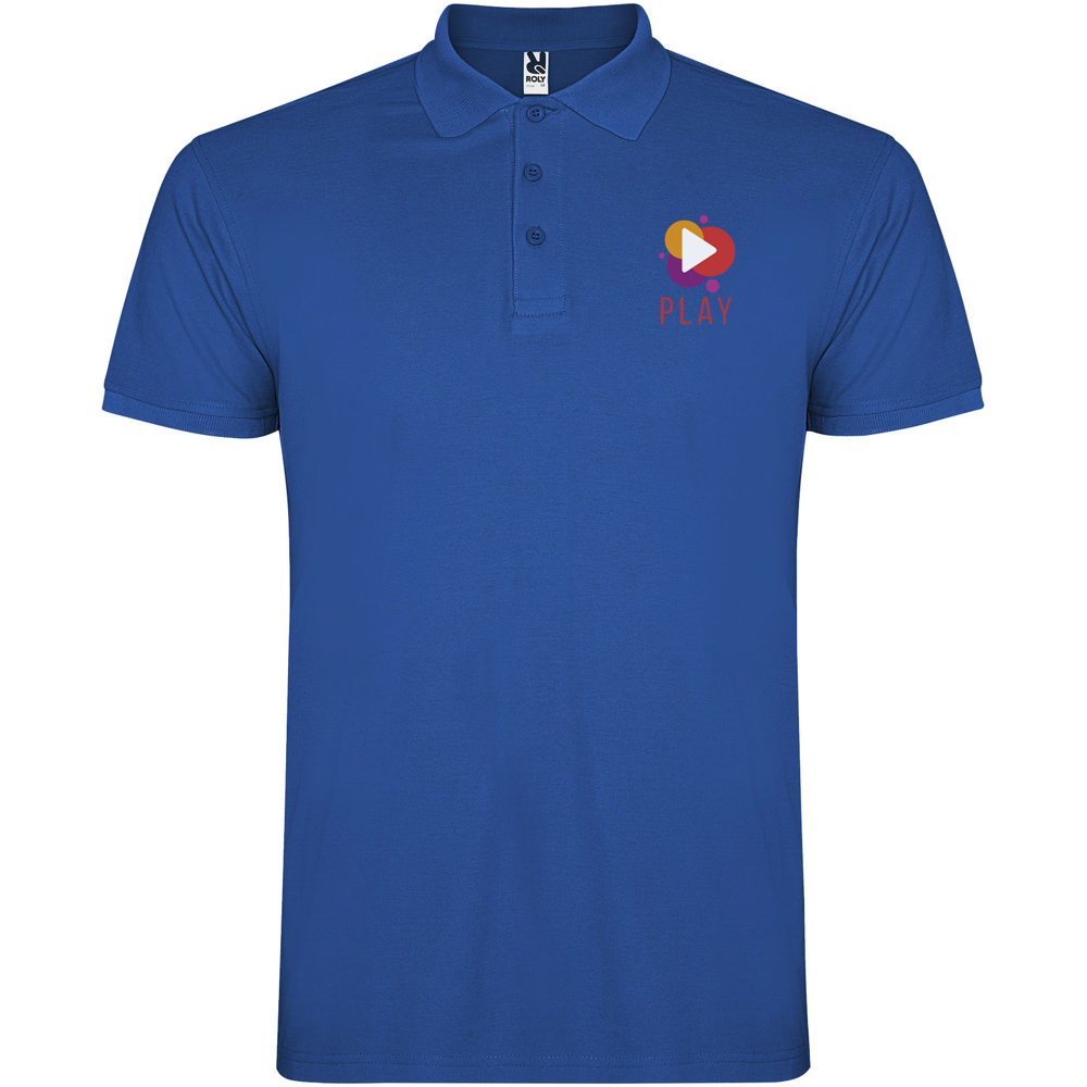 Star 200 g/m² kinderpolo met korte mouwen