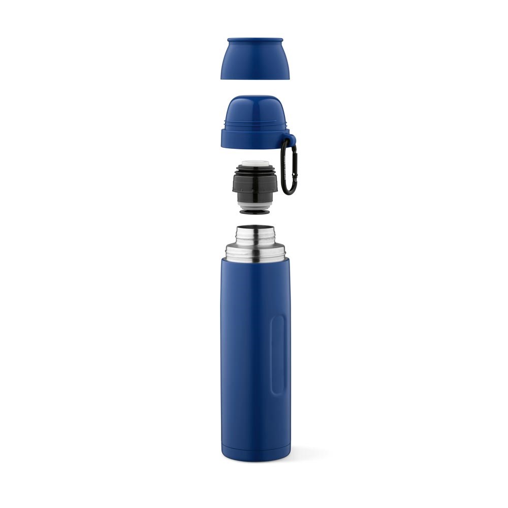 Flinders thermosfles gerecycled roestvrij staal 1080 ml - Marineblauw