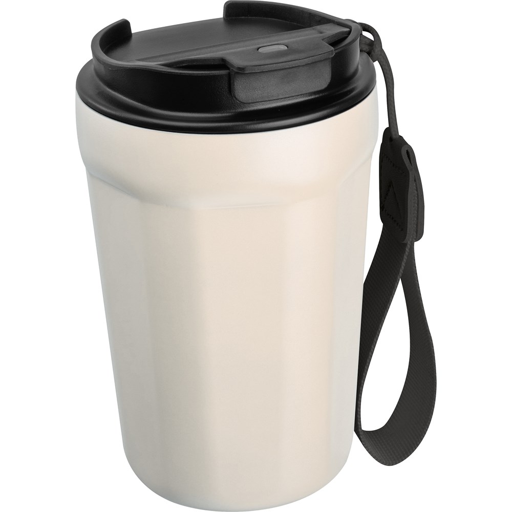 Drinkbeker van rvs, 350 ml - kopen of bedrukken - Beige
