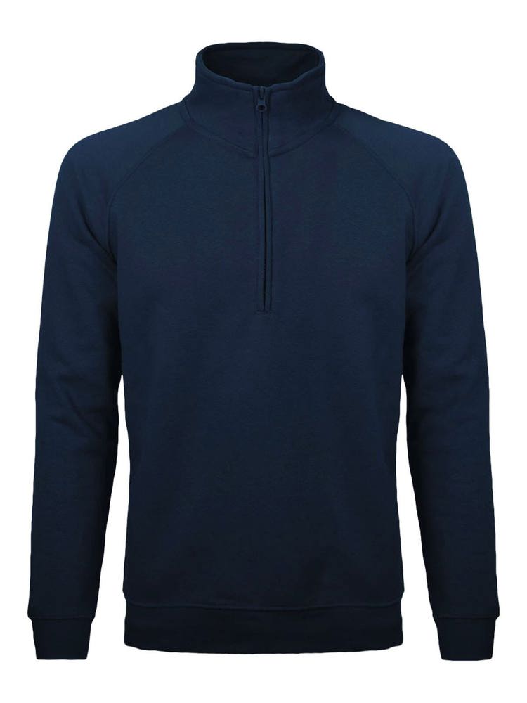 BS Sirio half zip sweater, 280 gr/m² - kopen of bedrukken - Navy (PMS 5395C)