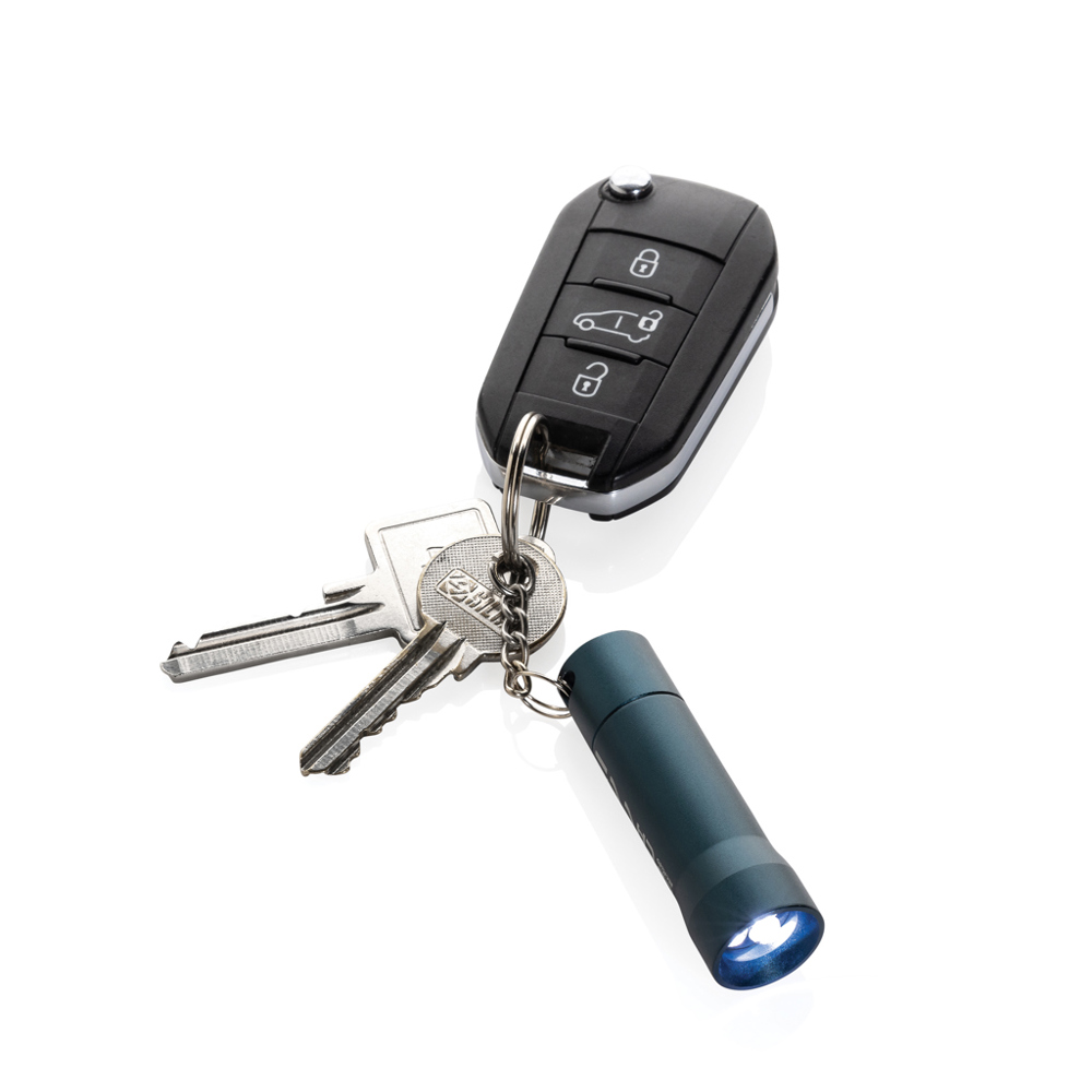 Flash RCS gerecycled aluminium sleutelhanger zaklamp