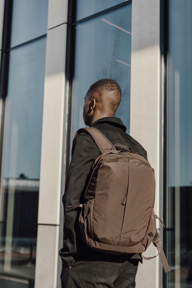 KENTO URBAN RCS recycled nylon 15,6 inch rugzak met voorvak