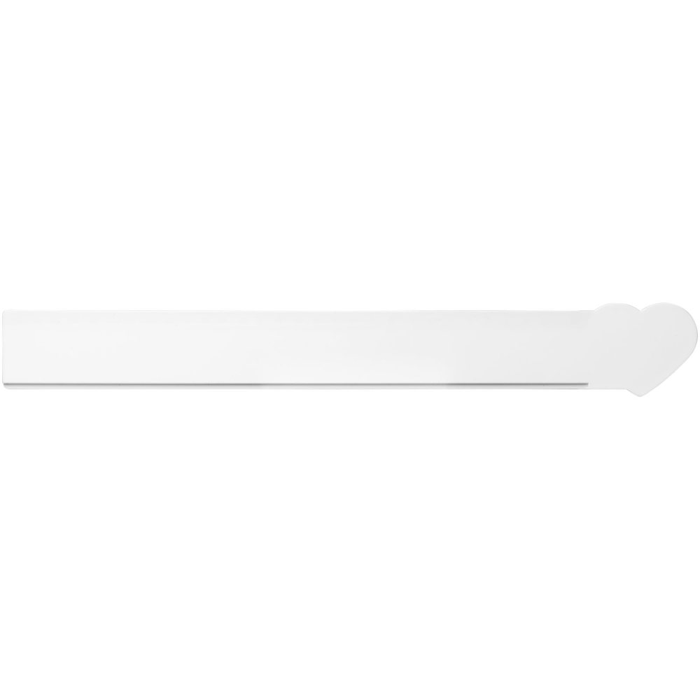 Tait hartvormige liniaal van 30 cm van gerecycled plastic