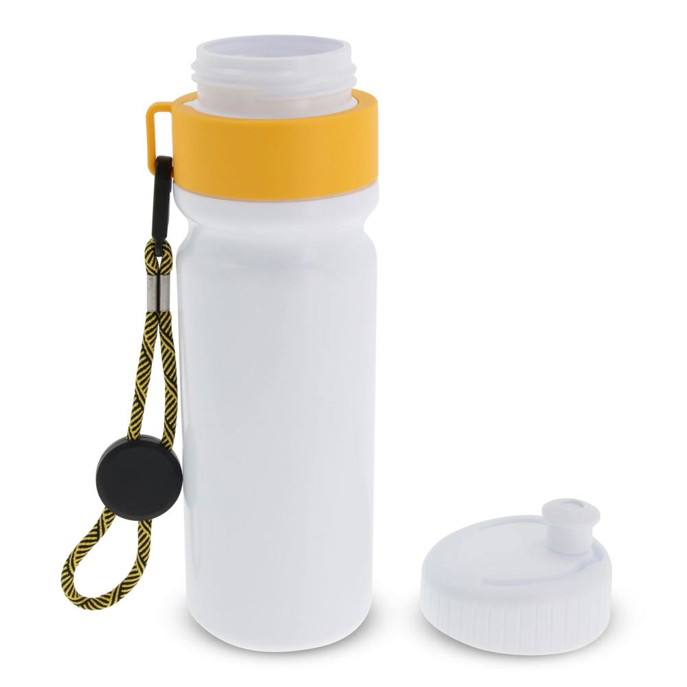 Sportbidon met rand en koord 750ml