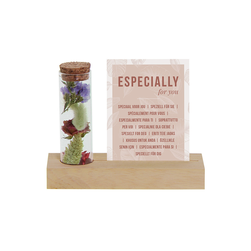 Dried Flowers - Cardholder & tube - met logo of onbedrukt bestellen - Multicolor